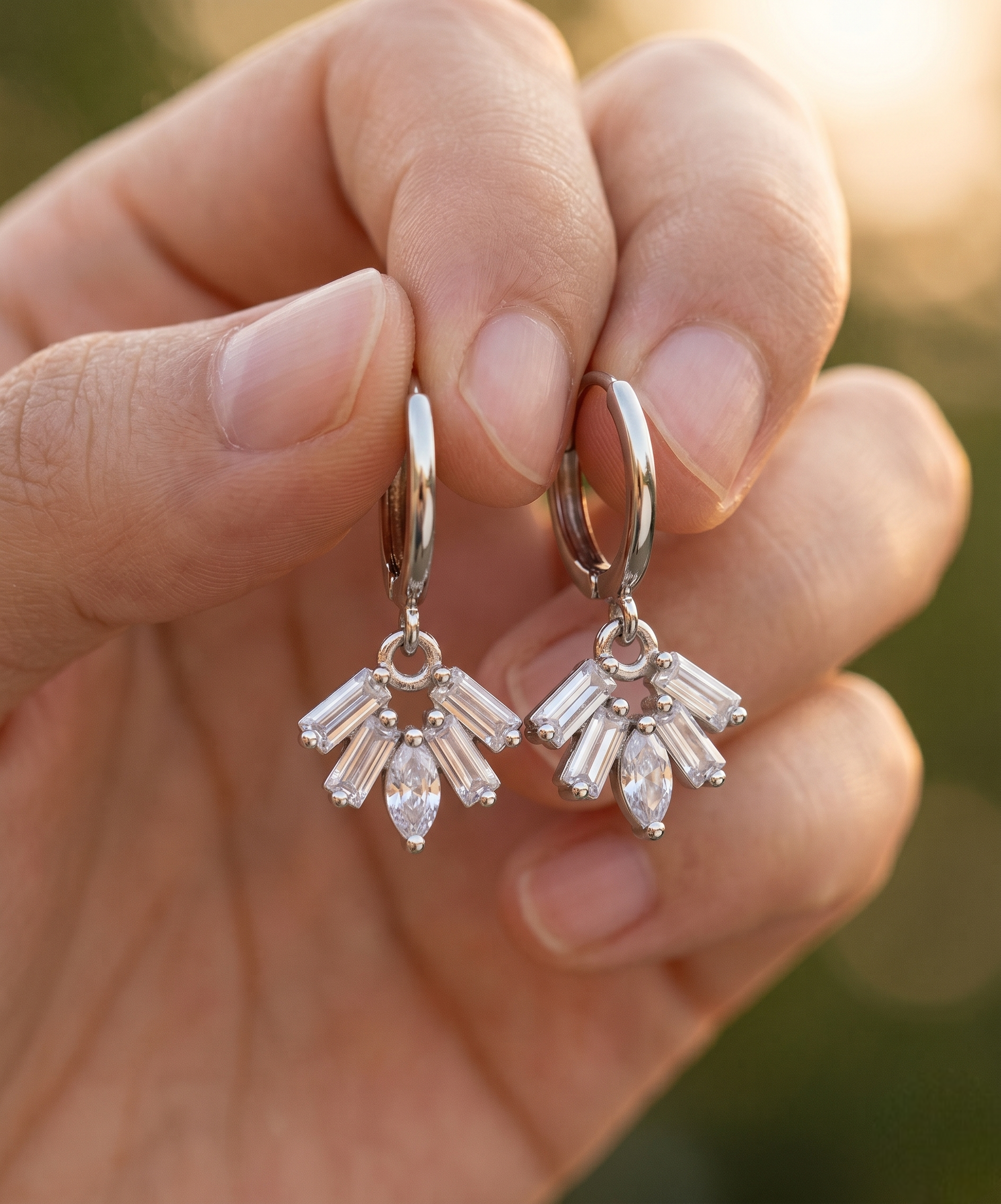 3-Pair Classic Pearl & Crystal Earrings Set for Women