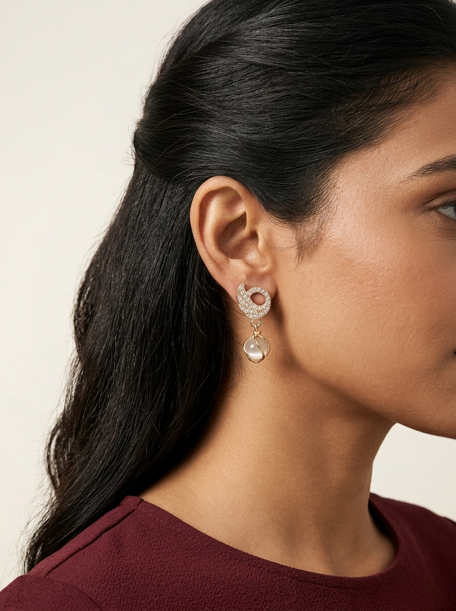 Starlight Crystal Drop Earrings