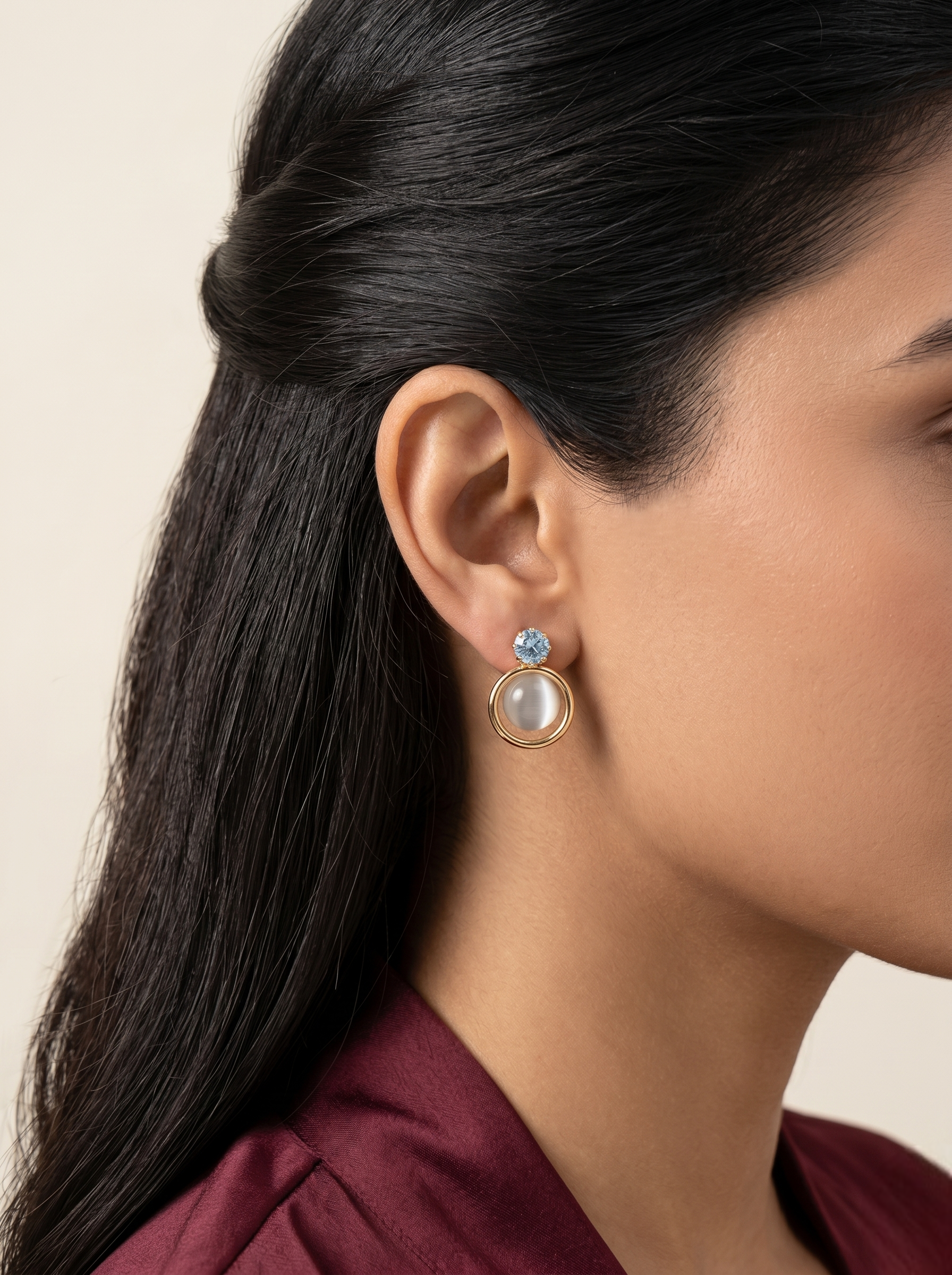 Aurora Orbit Crystal Earrings