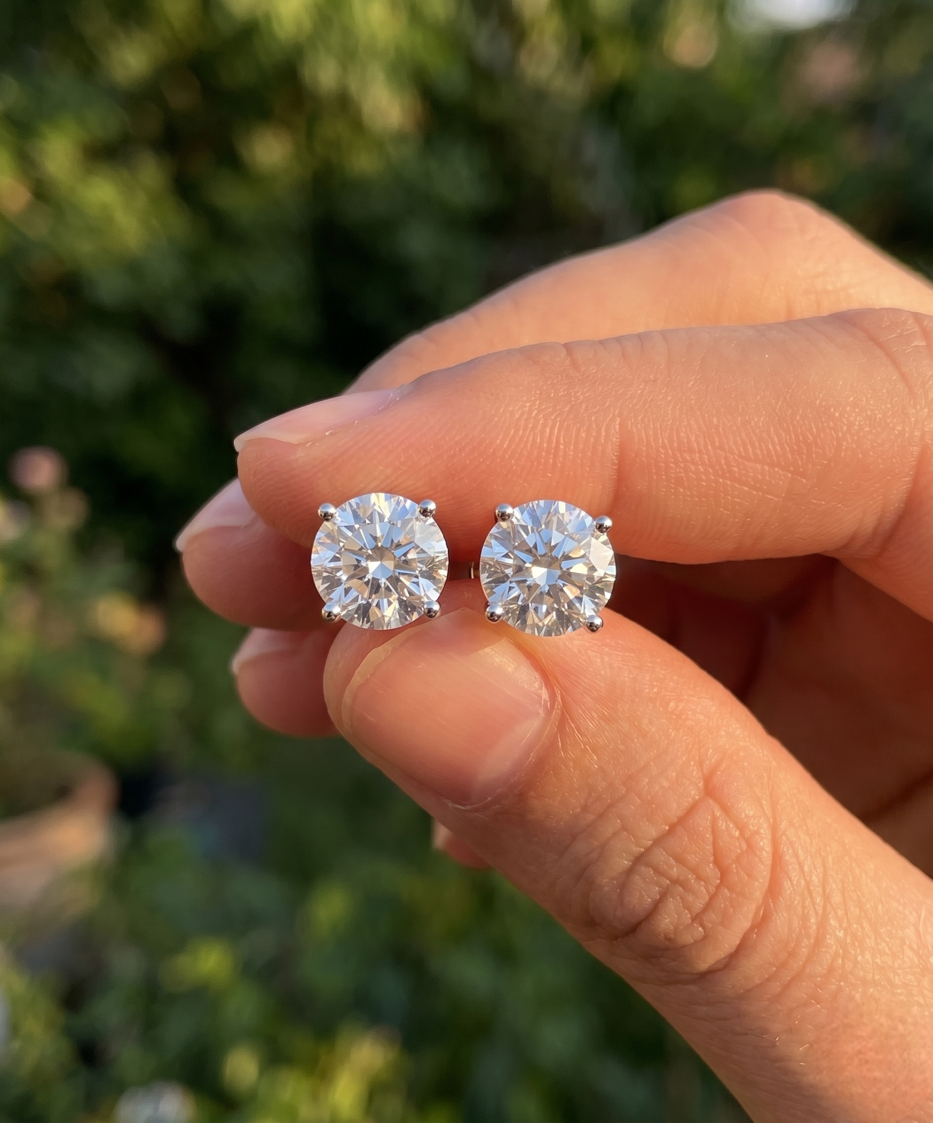 3-Pair Classic Pearl & Crystal Earrings Set for Women