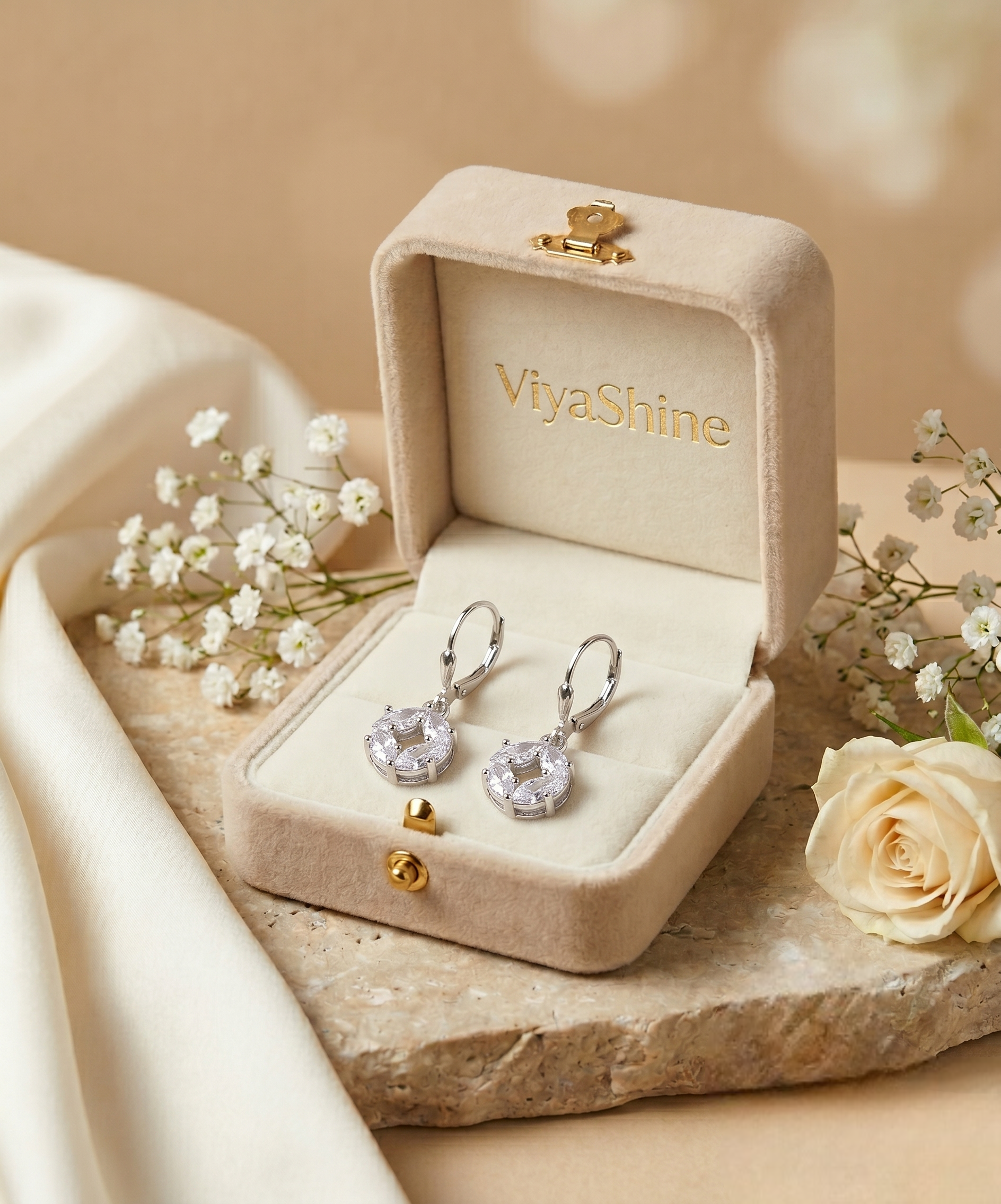 Elegant Trio Earrings Gift Set