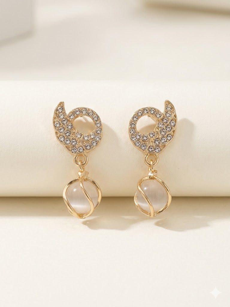 Starlight Crystal Drop Earrings
