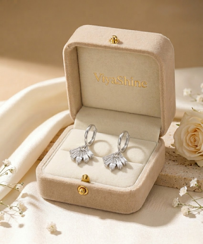 3-Pair Classic Pearl & Crystal Earrings Set for Women